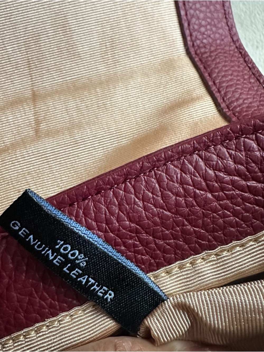 Clove + Revel Genuine Leather Crossbody Bag | Suede Detail Gold Lock Mini Bag - Picture 12 of 16